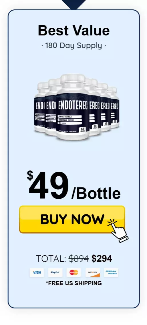 Endoterec© 6 bottles pricing